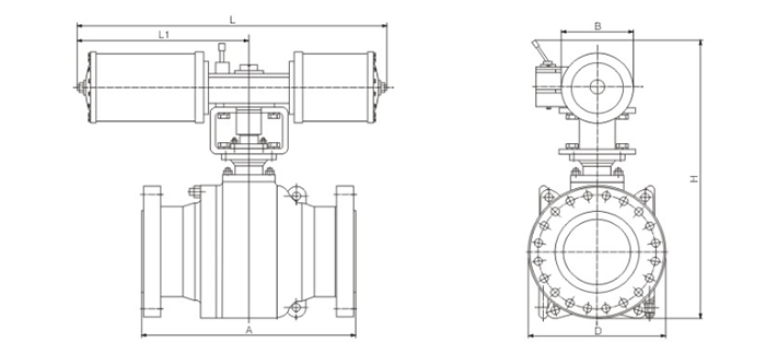 鎖渣、鎖斗閥及沖洗水閥結構尺寸（帶手輪）